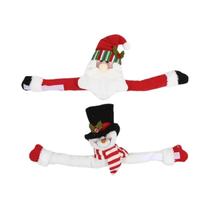 Fivela De Cortina De Natal Com Papai Noel E Boneco De Neve, Decoração Adorável Para Árvore De Natal, Fivela De Cortina De Natal Com Papai Noel E Boneco De Neve, Decoração Adorável Para Árvore De Natal,