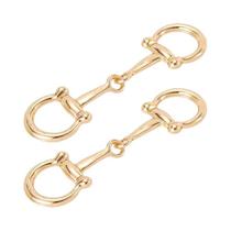 Fivela De Lenço Em Metal Universal Multiuso 2pcs Acessórios Simples E Versáteis Para Lenços Com Nó