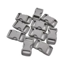 Fivela De Liberação Lateral De Plástico 3/8 Polegadas (10mm) - 50 Peças E 10 Peças Para Acessórios