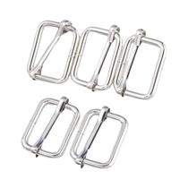 Fivela De Metal Em Forma De Anel 5pcs Para Cintos E Bolsas Acessórios DIY Multiuso Deslizante