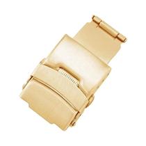 Fivela Dobrável De Aço Inoxidável Para Substituição De Relógio Seiko, Fecho De Botão Duplo Para