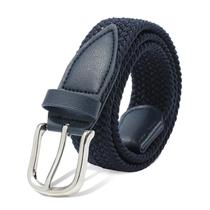 Fivela elástica trançada para crianças Belt AWAYTR azul marinho 4-12Y