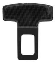 Fivela Fecho Lingua Cinto Segurança Anti Beep Aviso Carbono