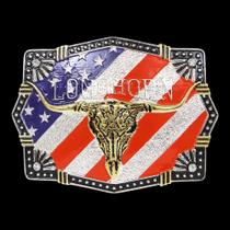 Fivela Longhorn com Strass Master 39539