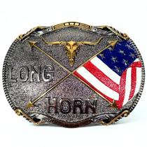 Fivela LongHorn Texas Touro Country Chifre Grande Luxo Premi Fivela LongHorn Texas Touro Country Chifre Grande Luxo Premi