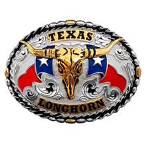 Fivela Master Prata Texas Longhorn 682 Fivela Master Prata Texas Longhorn 682