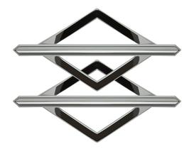 Fivela para Cortina Bella Arte Losango Cromado