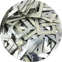 Fivela Passante Retangular 51x37mm Prateada 30pçs 25g