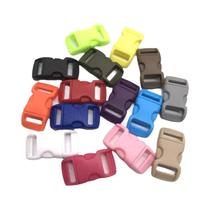 Fivela Plástica De Liberação Lateral De 3/8 Polegadas (10mm) - 50 Peças E 10 Peças Para Acessórios