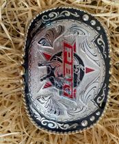 Fivela prata com preto