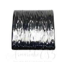 Fivela Quadrada Passante 2.5cm Trabalhado C/10 Unidades