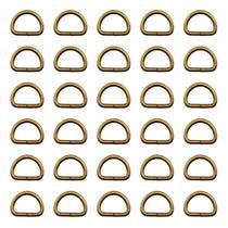 Fivela Swpeet Argola em D 150 Peças Bronze 15 mm 5/8 pol. Fivela Swpeet Argola em D 150 Peças Bronze 15 mm 5/8 pol.