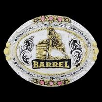 Fivela Tambor Strass Rosa Master 27869