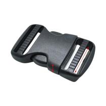 Fivelas De Liberação Lateral Dupla Ajustáveis 2 Peças 20-50mm Plástico Molle Para Mochila Tática