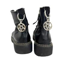 Fivelas De Metal Para Sapatos Femininos, Pentagrama, Estrela, Cruz, Coração, Ganchos De Pressão,
