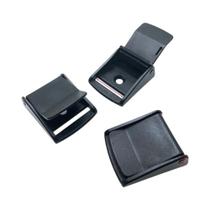 Fivelas De Plástico Pretas Para Mochilas, Clipe De Ajuste, 5 Tamanhos, Pacote Com 5 Peças