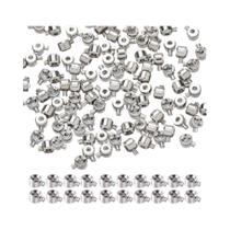 Fivelas De Posicionamento De Cobre 3x4mm, 20 Peças, Conectores Para Colares E Pulseiras DIY, Fivelas De Posicionamento De Cobre 3x4mm, 20 Peças, Conectores Para Colares E Pulseiras DIY,