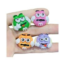 Fivelas De Resina De Desenhos Animados Infantis 4-10 Peças MM Chocolate Engraçadas DIY Pulseiras