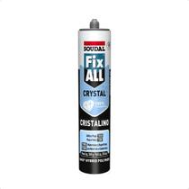 Fix All Crystal Adesivo e Selante Cristalino Cola Tudo Soudal Fabricação Belga Alta Qualidade