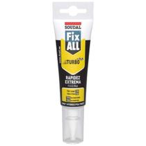 Fix All Turbo Fixa Tudo Branco 125ml - 132219 - SOUDAL BRASIL Fix All Turbo Fixa Tudo Branco 125ml - 132219 - SOUDAL BRASIL