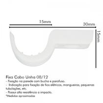 Fixa Cabo Unha 08X12 Pq C/100 Sfor