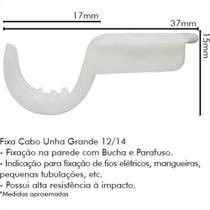 Fixa Cabo Unha 12X14 Md C/100 Sfor Fixa Cabo Unha 12X14 Md C/100 Sfor