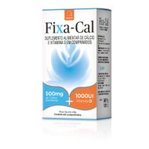 FIXA-CAL 500mg Carbonato de Cálcio + Vitamina D 1000UI - QUARIS
