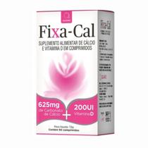 Fixa-Cal suplemento alimentar 90 comprimidos de Cálcio e Vitamina D - Airela Indústria Farmacêutica Ltda