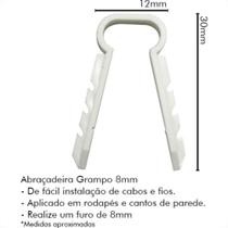 Fixa Grampo Abracadeira N.8 C/100 Sfor