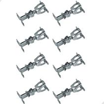 Fixa Porta Prendedor de Pressao Prende Na Parede Cromado Batedor