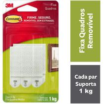 Fixa Quadros Adesivo Command Medio ATE 1KG 3 Unidades 3M Fixa Quadros Adesivo Command Medio ATE 1KG 3 Unidades 3M
