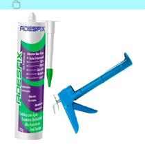 Fixa Tudo Adesfix Silicone Branco Com Aplicador Branco