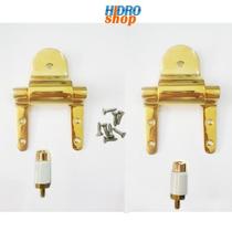 Fixação Slow Close Gold Assento Poliéster Deca Link Omega Carrara Nuova Duna - FX237GL Fixação Slow Close Gold Assento Poliéster Deca Link Omega Carrara Nuova Duna - FX237GL