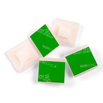 Fixador Adesivo 28x28x6mm Natural Com 50 Unidades