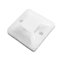 Fixador Adesivo 30x30x8,7mm Branco Com 50 G20 Fixador Adesivo 30x30x8,7mm Branco Com 50 G20