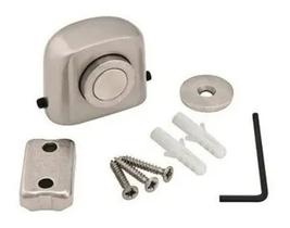 Fixador batente de porta magnetico cromado - kala