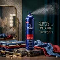 Fixador cabelo penteado Karina Hair Spray Fixação Laque Normal 400ml Fixador cabelo penteado Karina Hair Spray Fixação Laque Normal 400ml