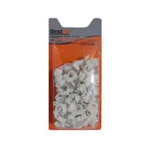 Fixador Cabo Coaxial 8MM C 100 UN - BestFer Fixador Cabo Coaxial 8MM C 100 UN - BestFer