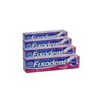 Fixador De Dentadura Kit Com 04 Fixodent - 68g Cada