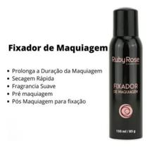 Fixador De Maquiagem Ruby Rose Prolonga Maquiagem Hb312 150ml Fixador De Maquiagem Ruby Rose Prolonga Maquiagem Hb312 150ml