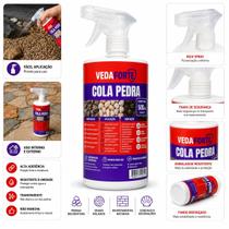 Fixador de Pedras Decorativas Jardim Paisagismo 1L Cola Pedra Líquido Pedrisco Brita Cascalho Nanotecnologia Veda Forte Fixador de Pedras Decorativas Jardim Paisagismo 1L Cola Pedra Líquido Pedrisco Brita Cascalho Nanotecnologia Veda Forte