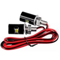 Fixador De Placa Com Led Bering Parafuso 6mm (par) Preto Fixador De Placa Com Led Bering Parafuso 6mm (par) Preto