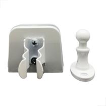 Fixador De Porta P/ Piso E Rodape C/ Furo Padrão 1335 Branco Fixador De Porta P/ Piso E Rodape C/ Furo Padrão 1335 Branco