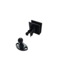 Fixador de pressão para porta pivotante de vidro temperado blindex Preto