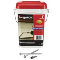 Fixador de tabuleiro FastenMaster LedgerLok Ledger de 5 cm e 250 unidades