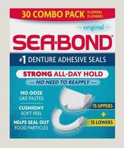 Fixador Dentadura Sea Bond Parte Inferior e Superior pack 30