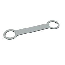 Fixador em Alça Elastica Dorsal Simples Cinza Maior M/G Fixador em Alça Elastica Dorsal Simples Cinza Maior M/G
