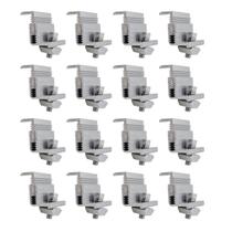 Fixador Final End Clamp P/ Placa Solar De 35/40mm - 16 Peças