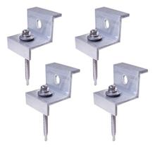 Fixador Grampo End Clamp P/ Placa 35/40mm Brocante - 4 Peças Fixador Grampo End Clamp P/ Placa 35/40mm Brocante - 4 Peças