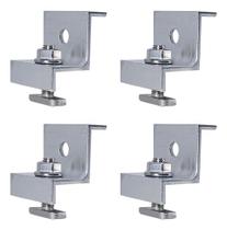 Fixador Grampo End Clamp P/ Placa Solar De 35/40mm - 4 Peças